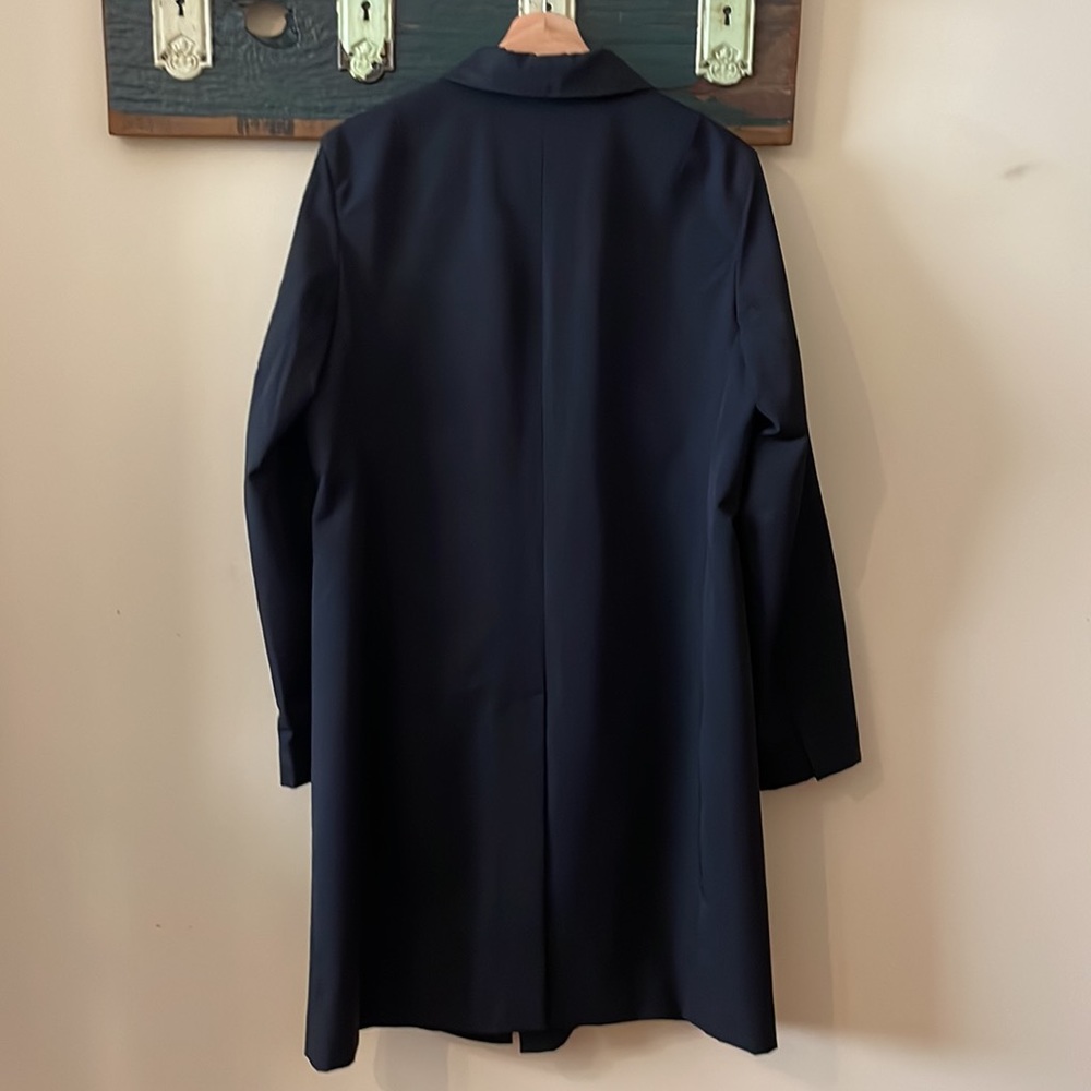 GAP Black Nylon Dress Coat Size Large - Picture 10 of 15